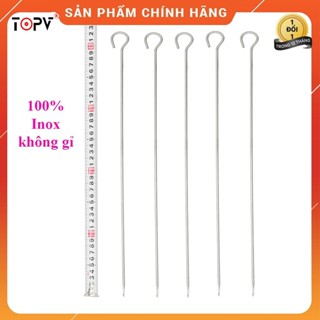 Que xiên thịt nướng TopV 42cm, phù hợp bếp TopV V5M và V5S, xiên nướng Inox cao cấp, không gỉ, xiên nướng thịt, siêu bền