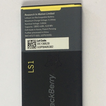 PIN ĐIỆN THOẠI BLACKBERRY Z10