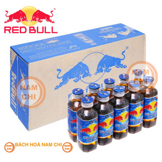 [Thùng 50 Chai] Bò Húc Nước Tăng Lực Redbull 150ml Chai Thủy Tinh Nội Địa Thái Lan Giúp Tỉnh Táo Năng Lượng Làm Việc