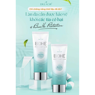  Kem chống nắng sinh học BIOHE Dr.Lacir hộp 60gr giúp chống nắng bảo vệ da khỏi tia HEV  ánh sáng xanh  