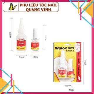 Cặp keo bê tông dán đá dán móng waloc (chính hãng có tem)