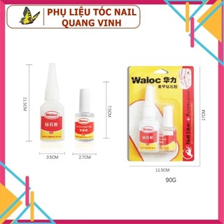 Cặp keo bê tông dán đá dán móng waloc (chính hãng có tem)