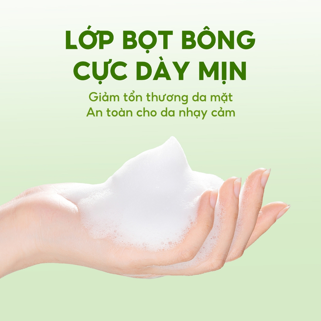 Bọt Rửa Mặt Dưỡng Da Cho Mọi Loại Da Tơ Tằm Cỏ Mềm 150ml