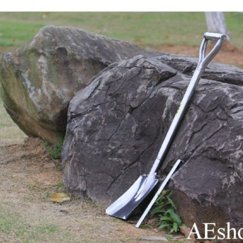 xẻng thép không rỉ dã ngoại T83, xẻng gắn ô tô offroad, mã hàng 201304010077
