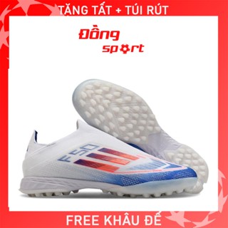 Giày Bóng Đá F50 Elite Laceless TF Không Dây ĐỒNG SPORT FREE KHÂU ĐẾ