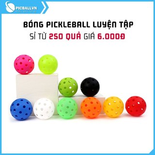 Bóng Tập Pickleball PICBALL Dành Cho Luyện Tập, Thi Đấu Trong Nhà và Ngoài trời, Sỉ Giá Tốt từ 250 quả
