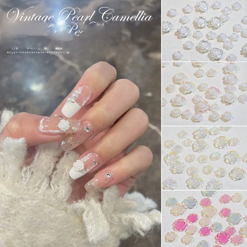 SET CHARM HOA HỒNG TRANG TRÍ MÓNG