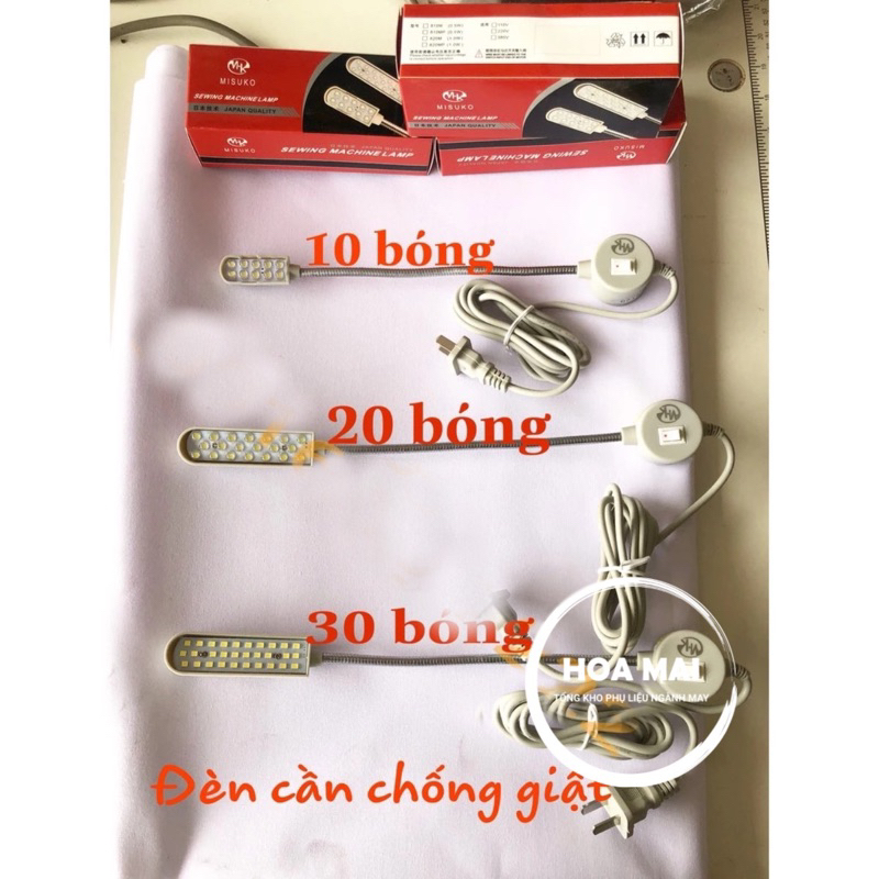 Đèn cần 10-20-30 bóng có nam châm dính hãng Misuko