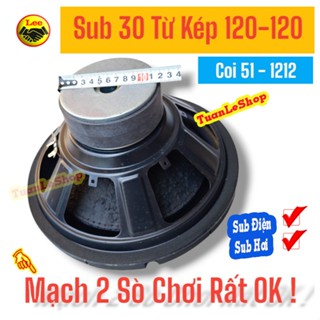 LOA SUB CHƠI MẠCH SUP 2 SÒ, LOA SUB ĐIỆN, SUB HƠI - GIÁ 1 SUB 30 COI 51 TỪ KÉP 120-120 - SUB 1212