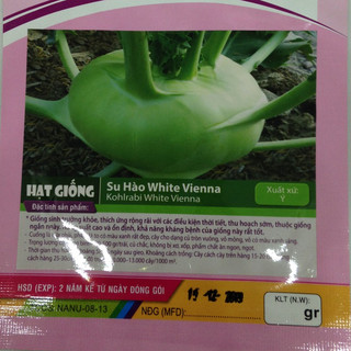Gói 5g hạt giống su hào