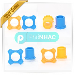 Chống lăn micro karaoke và Chụp đuôi chống lăn cho micro cao su dẻo bảo vệ tay micro | Phố Nhạc