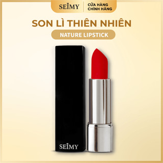 Son lì thiên nhiên không chì Seimy - Nature Lipstick an toàn cho bà bầu, mềm môi, nhiều dưỡng, mùi thơm trái cây