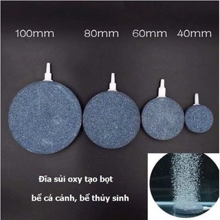 Đĩa sủi oxy phi 80 cho bể cá thủy sinh (dùng với máy sủi oxy)
