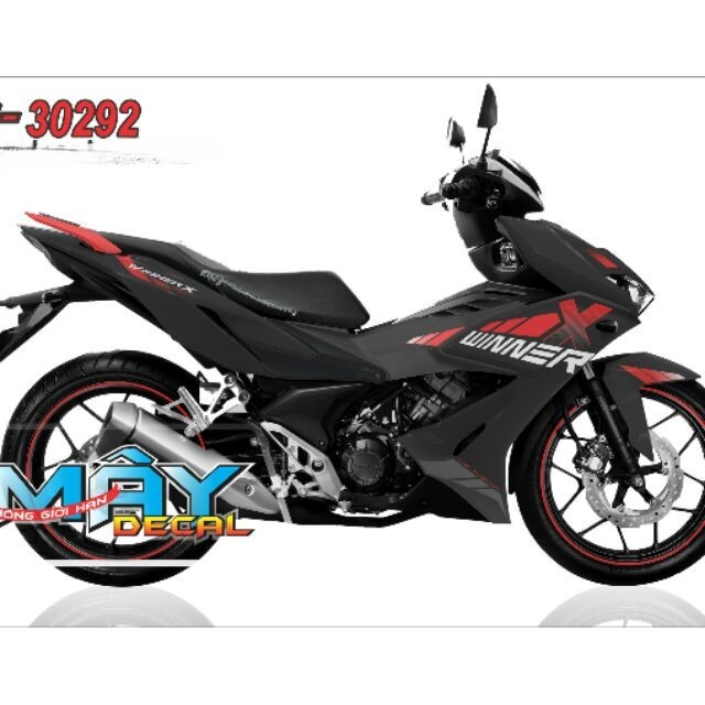 Tem rời Winner X xe đen