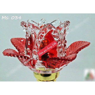 ĐÈN THỜ PHA LÊ CAO CẤP 034 (27 CM) 1 CẶP