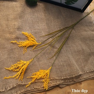 Hoa Lụa Decor, Cành Thóc Lúa Giả Trang Trí