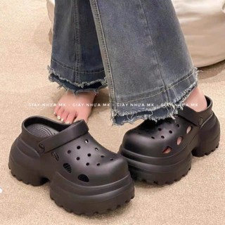 Dép sục nữ đế độn 8cm siêu nhẹ chống nước chống trơn trượt chất eva siêu nhẹ cao cấp siêu bền - SL061