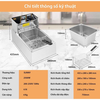 Bếp chiên nhúng điện