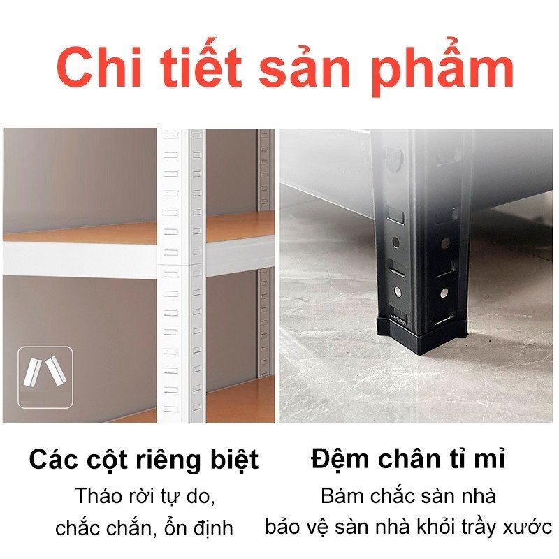 SUNNY Kệ Sắt + MDF V Lỗ 3/4/5/6 Tầng Kệ Đa Năng Cao Cấp Giao Hàng Nhanh Từ Nhiều Kích Thước Lựa Chọn | BigBuy360 - bigbuy360.vn