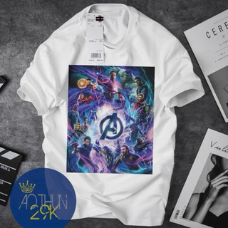 ÁO THUN UNISEX COTTON BASIC MARVEL AVENGER 9 PHIÊN BẢN ĐẸP