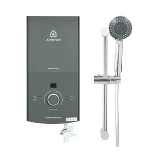 Máy nước nóng trực tiếp Ariston 4500W AURES PREMIUM+ 4.5P - Bơm trợ lực, Màn hình Led, An toàn ELCB - Bảo hành 24 tháng