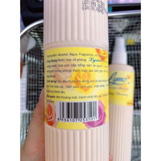 1 [ Mẫu Mới] Xịt Thơm Phòng LYMO CHARMING CHAI TO 350ML