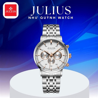 Đồng hồ nam 6 kim jah-100 julius hàn quốc mặt size 4,2cm