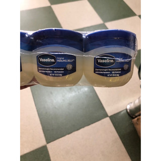 Sáp Dưỡng Môi Vaseline 368gr và 49g - 2 hũ kem ủ XANH 15,6%& ĐỎ 29,9%