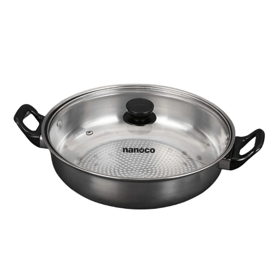 Nồi lẩu inox đơn Nanoco model NCWY320, 320 gam