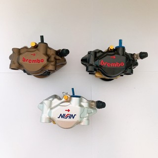  Heo Dầu Moto3 kèm pad nhôm cnc gắn trước Wave Fu Sirius Exciter Raider Satria Sonic Vario... 