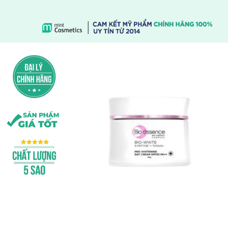 Kem Dưỡng Bio Essence Bio White Pro Whitening Day Cream SPF20 PA++ 50g