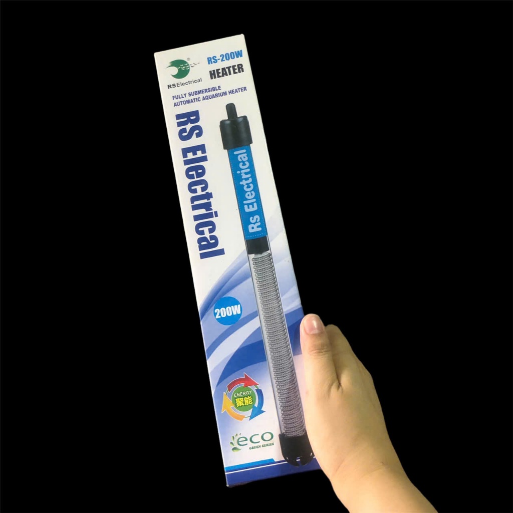 Sưởi bể cá 200W cho bể cá cảnh < 200 lít nước