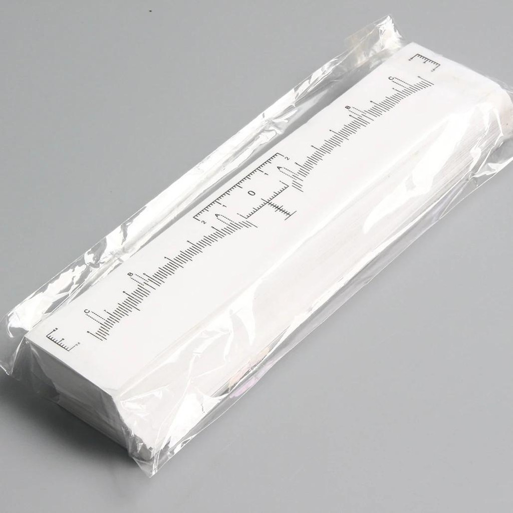 Thước dán, đo vẽ lông mày (set 10 chiếc)