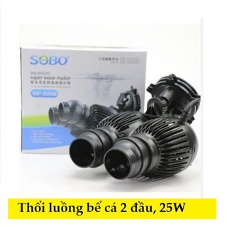Máy thổi luồng tạo sóng hồ cá sobo wp 200m 12w, thổi xa 80cm
