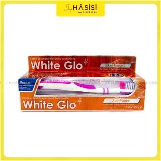 Kem Đánh Răng WHITE GLO - Extra Strength Whitening Toothpaste 150g