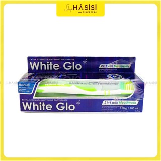 Kem Đánh Răng WHITE GLO - Extra Strength Whitening Toothpaste 150g