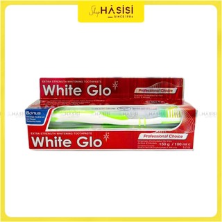 Kem Đánh Răng WHITE GLO - Extra Strength Whitening Toothpaste 150g