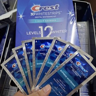 [Combo 7] Miếng dán trắng răng Crest 3D White Professional Effects - Dán trắng răng dành cho răng thường