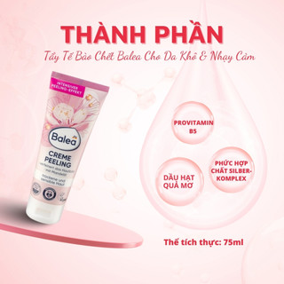 Tẩy da chết mặt Balea của Đức cải thiện độ sạm và sần của da mặt, giúp da mịn màng dưỡng ẩm và trắng– Hàng Đức