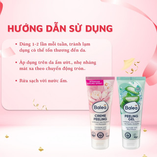 Tẩy da chết mặt Balea của Đức cải thiện độ sạm và sần của da mặt, giúp da mịn màng dưỡng ẩm và trắng– Hàng Đức