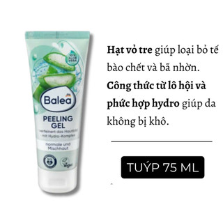 Tẩy da chết mặt Balea của Đức cải thiện độ sạm và sần của da mặt, giúp da mịn màng dưỡng ẩm và trắng– Hàng Đức