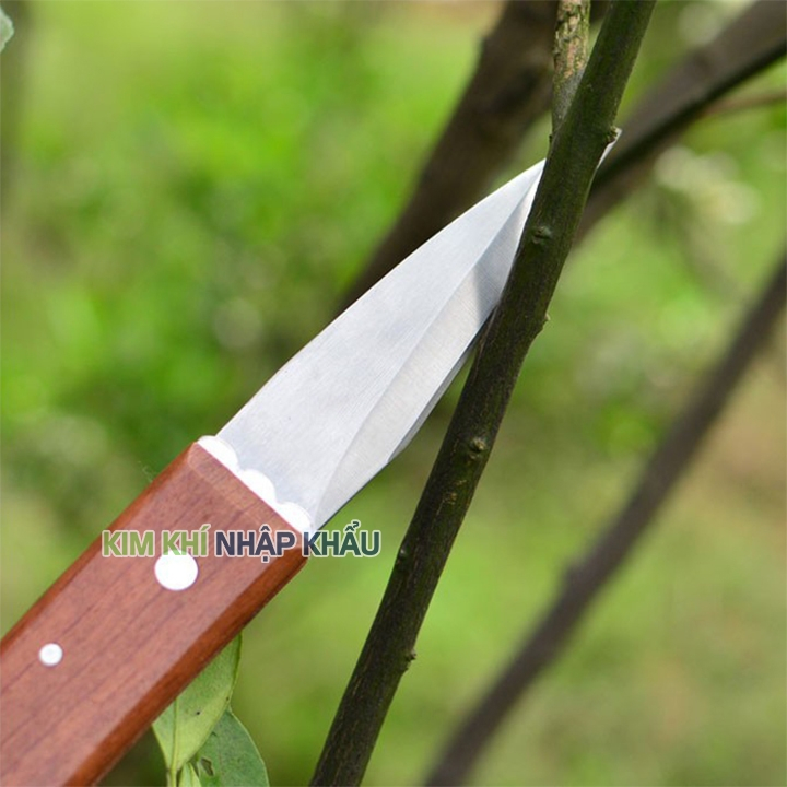 Dao ghép cành cán gỗ gấp - G4