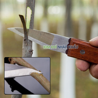Dao ghép cành cán gỗ gấp - G4