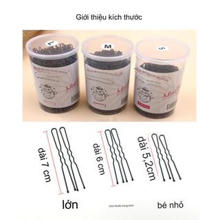 Kẹp gim chữ U 3 size 150g giá sỉ chuyên dùng làm tóc makeup ghim U không gỉ