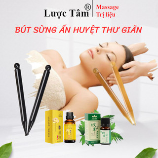 Cây gạch bạch huyết ấn huyệt xoa dịu dây thần kinh bằng sừng hãng Lược Tâm khỏe đẹp tự nhiên