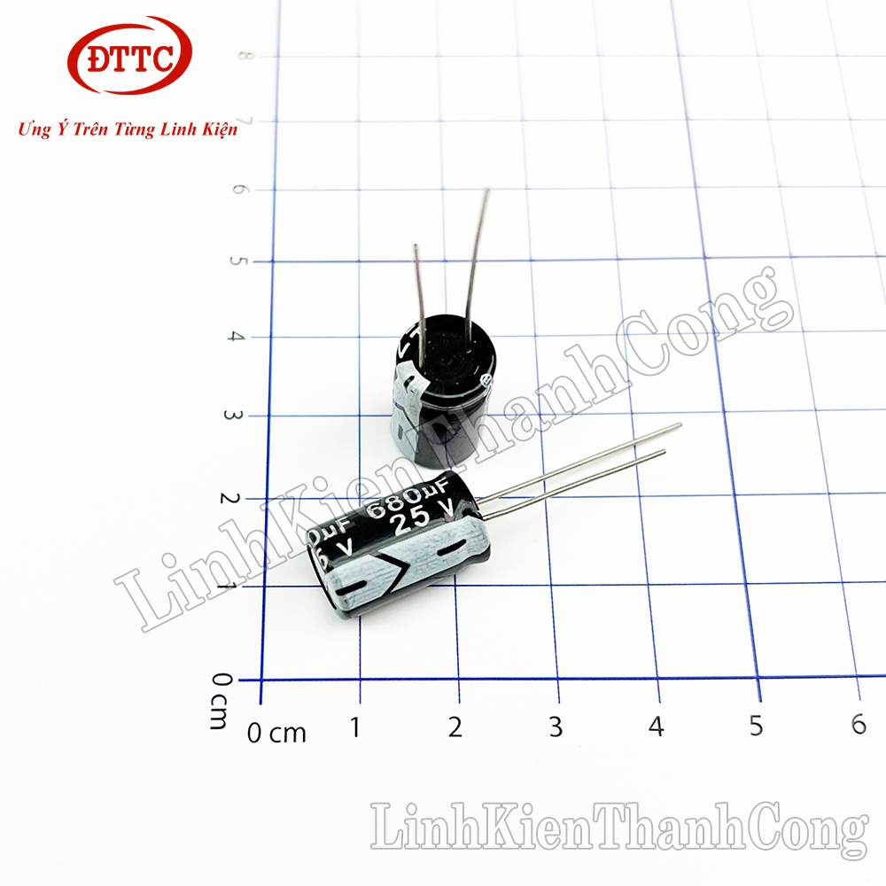 Bộ 20 Chiếc Tụ Hóa 680uF 25V (10x17mm)