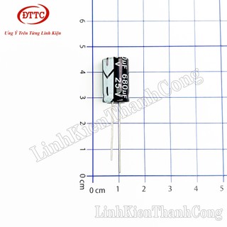 Bộ 20 Chiếc Tụ Hóa 680uF 25V (10x17mm)