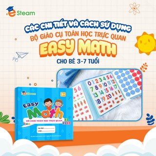 Dụng Cụ Toán Học ESTEAM Giúp Bé Tư Duy, Ghi Nhớ Dễ Dàng và Phát Triển Dành Cho Độ Tuổi Từ 3-7 Tuổi Tặng Toán Tư  Duy