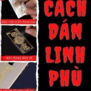Miếng dán phong thủy Linh phù buôn mua may bán đắt