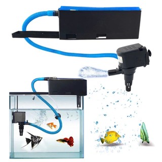 Máy lọc máng rs 9900, ba trong một, hiệu năng cao, 30w, phù hợp cho bể dài 1 - 1.2m